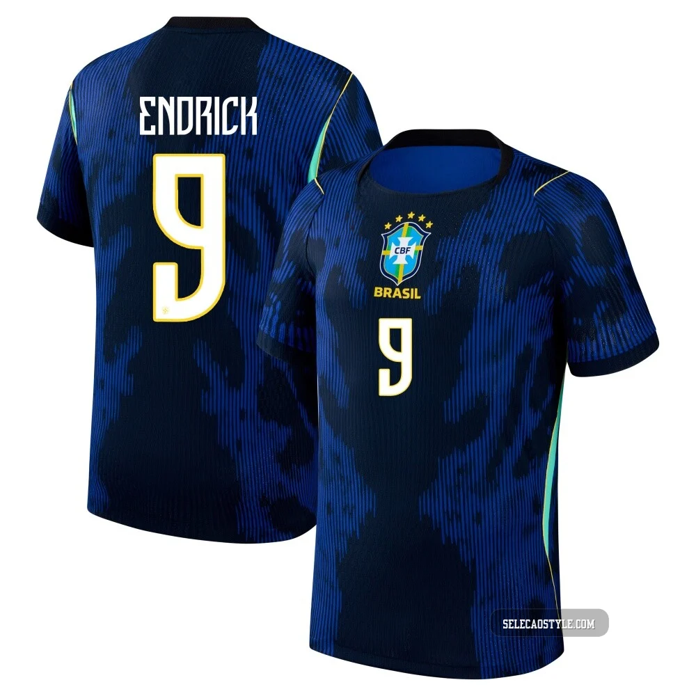Brazil National Team Endrick Fan Jerseys - Men's, Women's and