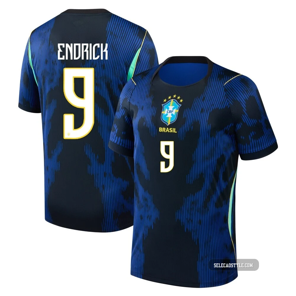 ブラジル代表 ENDRICK 9番 ジャージ Brazil National Team Endrick Fan Jerseys - Men's, Women's and