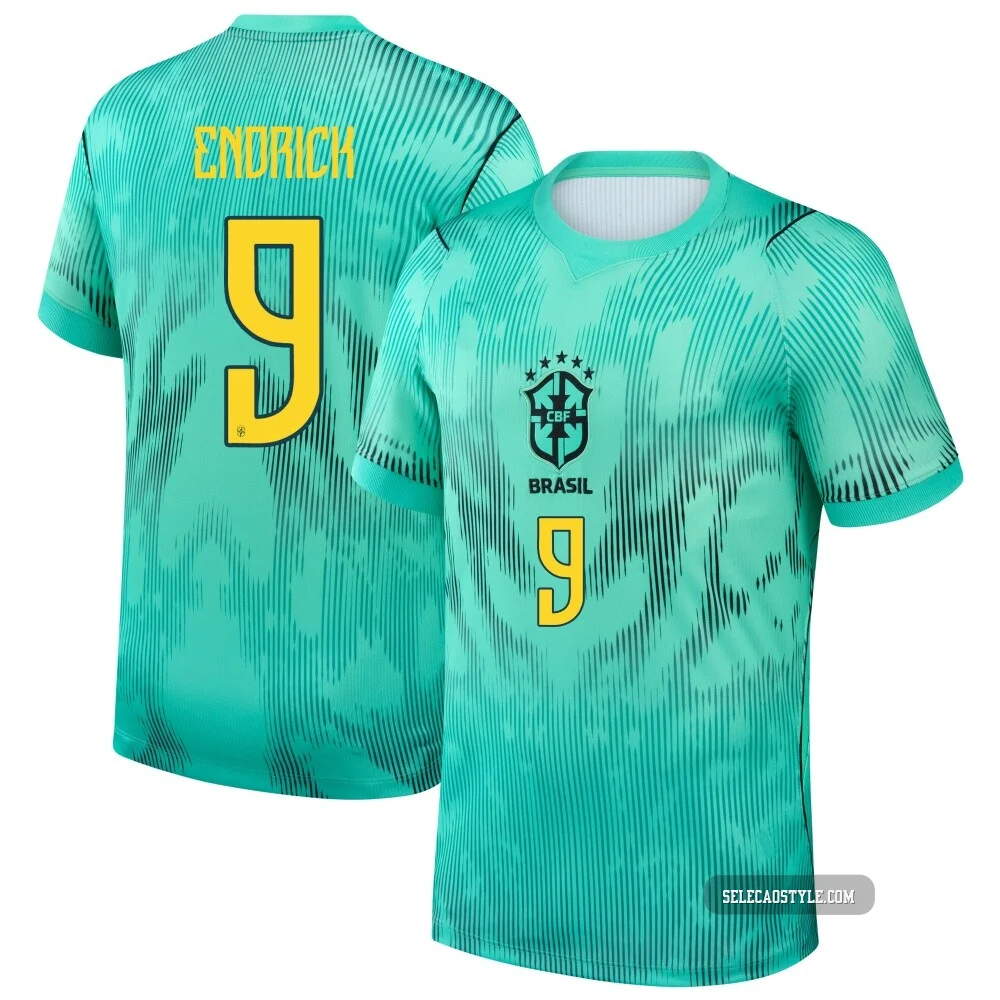 Brazil National Team Endrick Fan Jerseys - Men's, Women's and