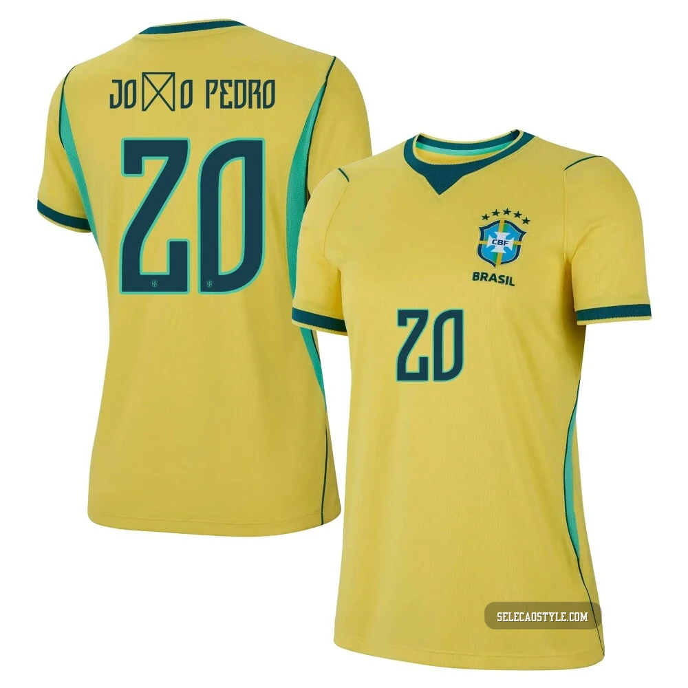 Brazil National Team João Pedro Fan Jerseys - Men's, Women's and